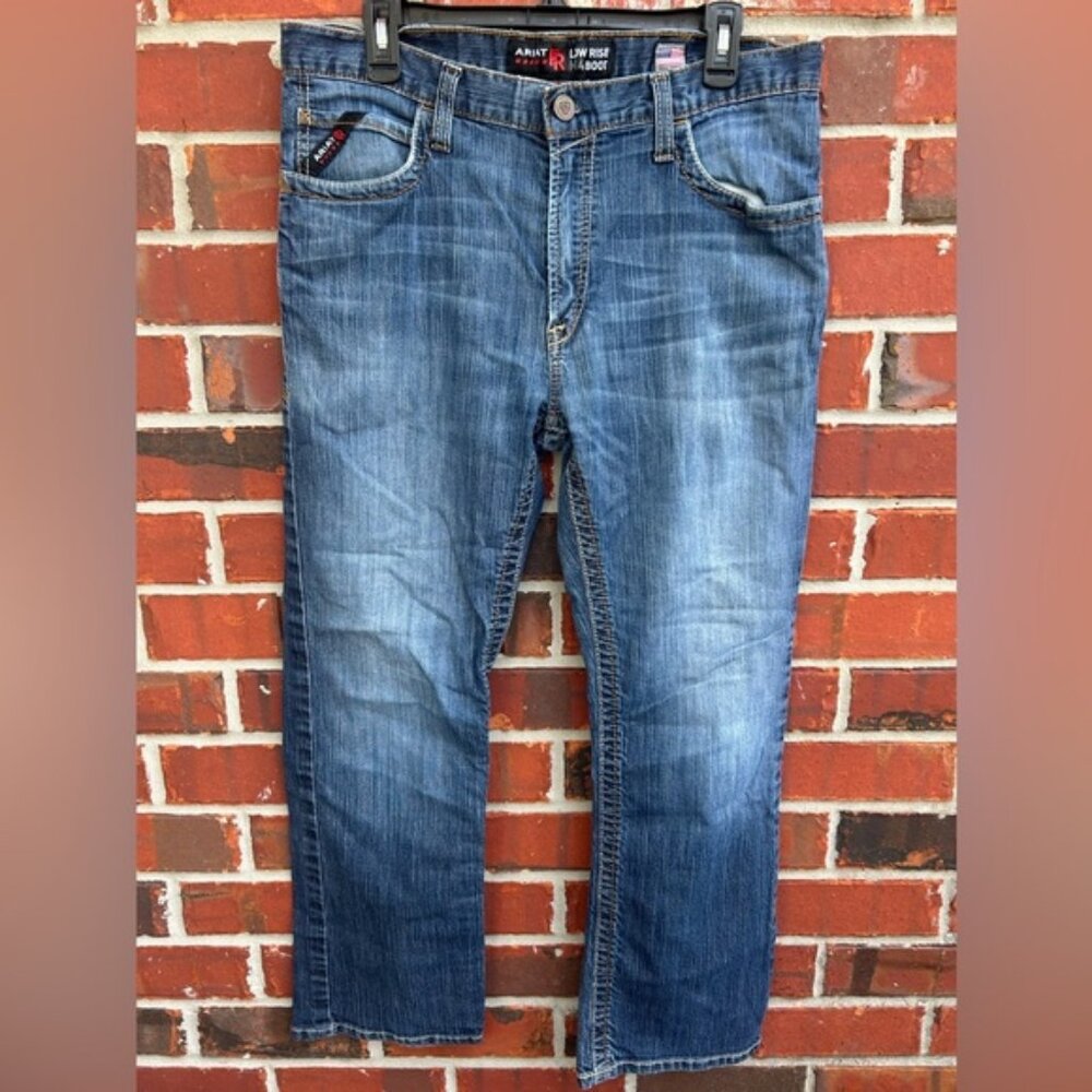 Ariat FR Men’s Jeans 34 x 30 Low Rise Boot Cut M4 Cat2 FR Flame Resistant Z6